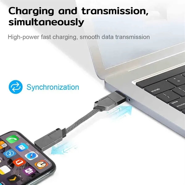4 in 1 Multi Charging Cable Keychain