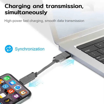 4 in 1 Multi Charging Cable Keychain