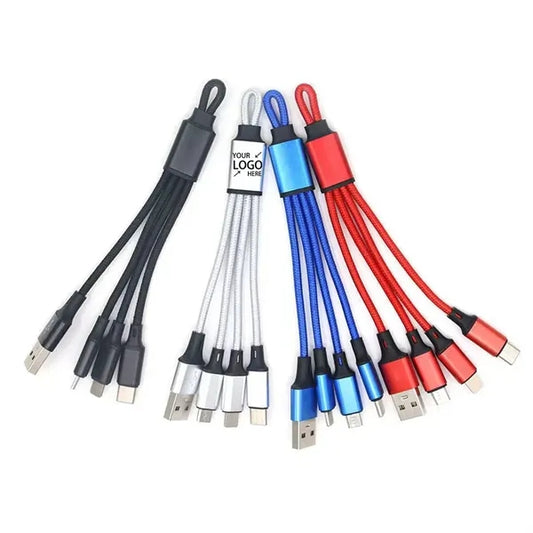 Keychain One To Three Data Cables