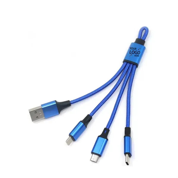 Keychain One To Three Data Cables