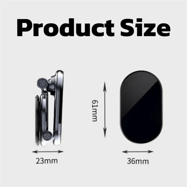 Magnetic Phone Holder Car Mount with 360 degree Rotation