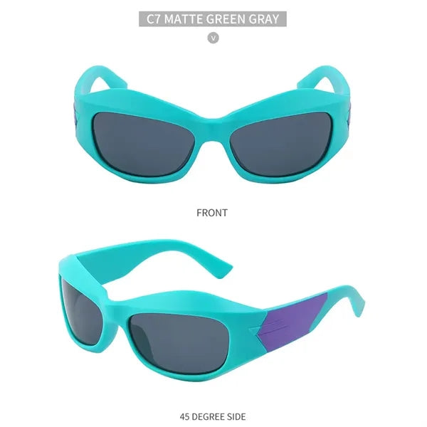 Customizable Punk Style Y2K Sunglasses