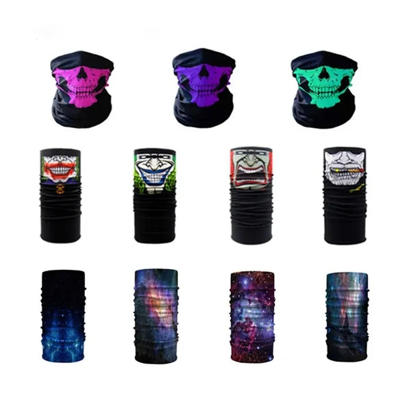 Skull Bandana Cycling Mask
