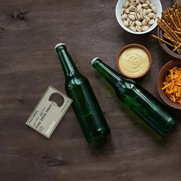 Custom Platinum Card Bottle Openers