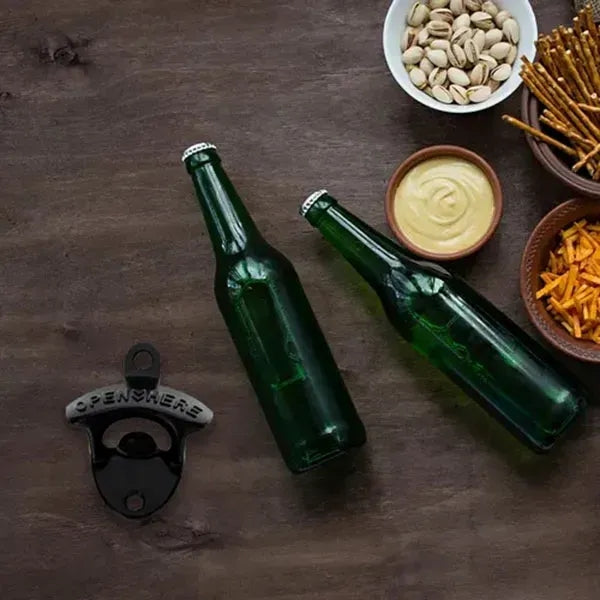 Custom Black Bottle Openers