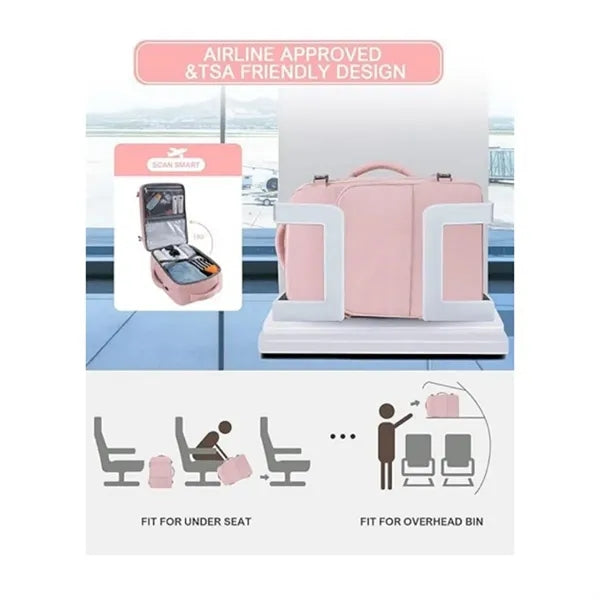 New Travel Backpack Charging Port and Shoebag Carry-on Bag