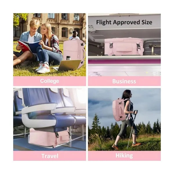 New Travel Backpack Charging Port and Shoebag Carry-on Bag