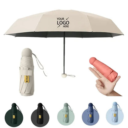 Travel Mini Umbrella Protection Sun-Lightweight