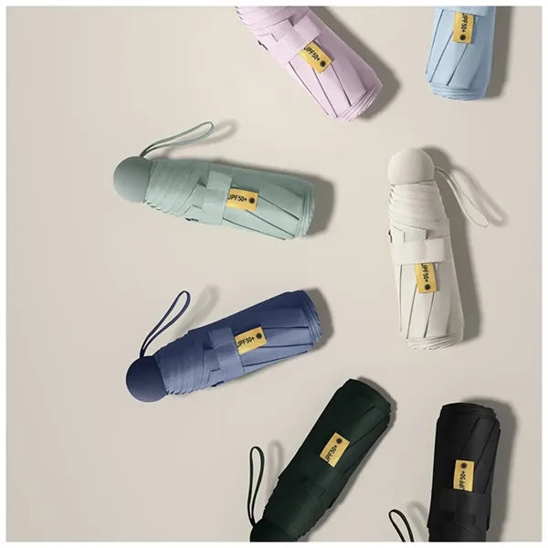 Travel Mini Umbrella Protection Sun-Lightweight
