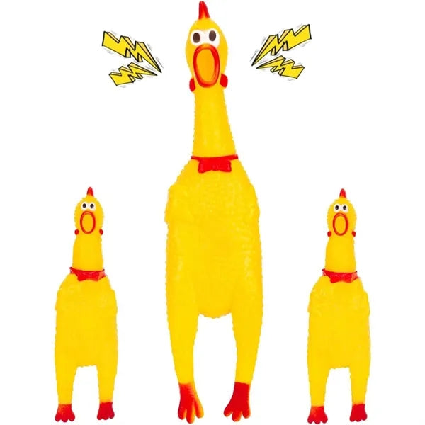 Pet Toys Make Loud Screams, Chicken Tips Crow