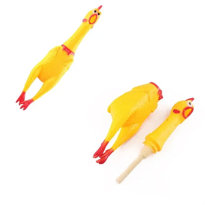 Pet Toys Make Loud Screams, Chicken Tips Crow