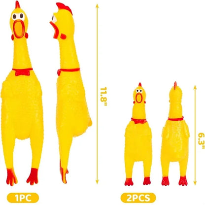 Pet Toys Make Loud Screams, Chicken Tips Crow