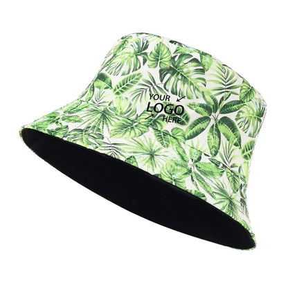 Customizable Pattern Double-Sided Printed Fisherman Sun Hat