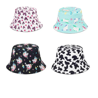 Customizable Pattern Double-Sided Printed Fisherman Sun Hat