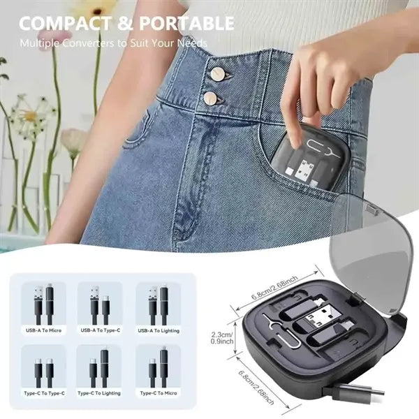 6 in 1 Wireless Charger Multi Cable Set