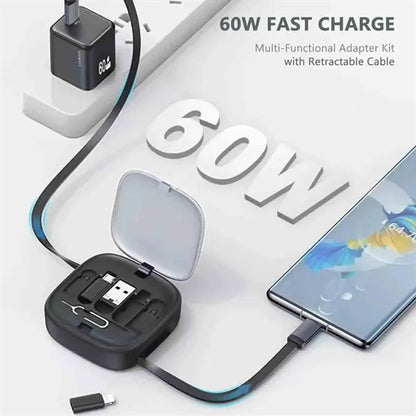 6 in 1 Wireless Charger Multi Cable Set