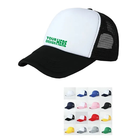 Foam(Sponge) Front Mesh Back 5 Panel Trucker Hat
