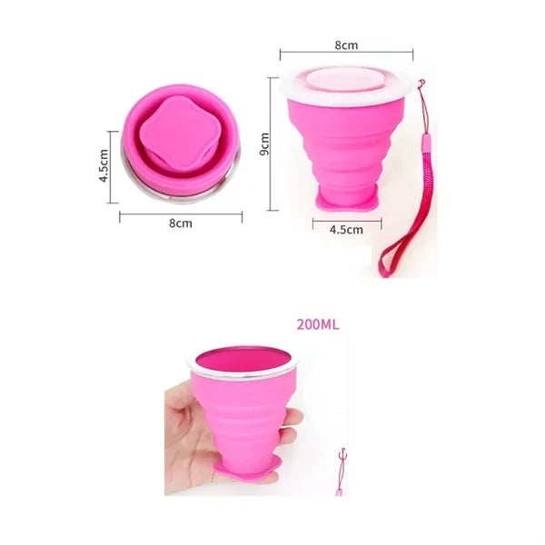 9Oz Collapsible Silicone Cups