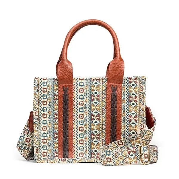 Women's ethnic style single-shoulder bag