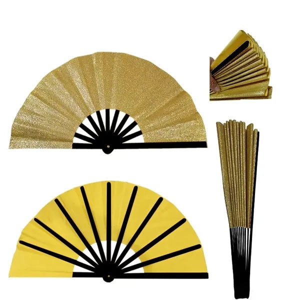 13in Glitter Folding Hand Fan