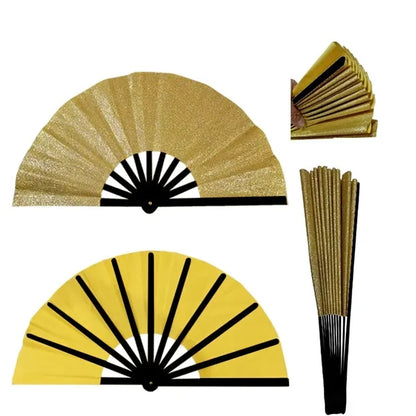 13in Glitter Folding Hand Fan