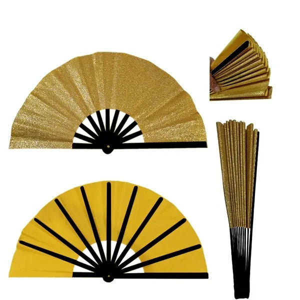 13in Glitter Folding Hand Fan