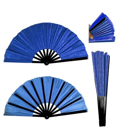 13in Glitter Folding Hand Fan