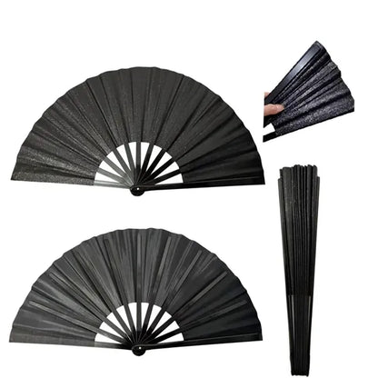13in Glitter Folding Hand Fan