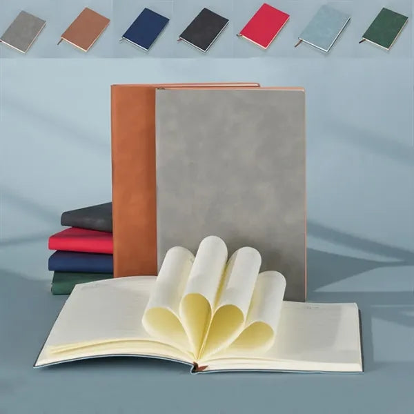 A5 Leather Notebook with Pen Gift Box