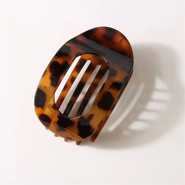Oval Acrylic Hair Clips