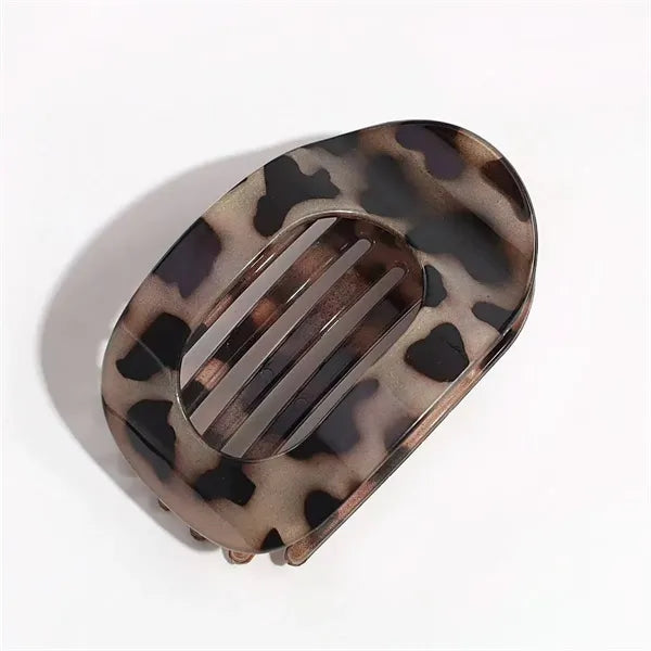 Oval Acrylic Hair Clips