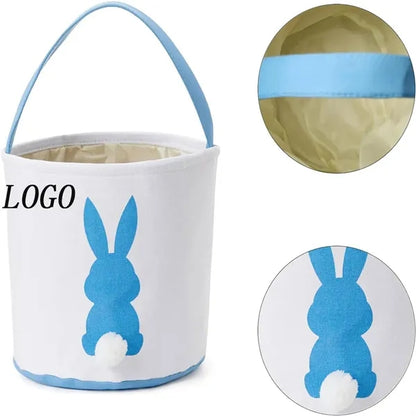 Customised  Easter Bunny Basket Bags