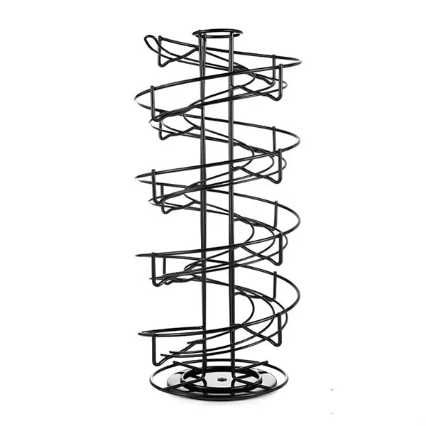 Spiral Design Metal Egg Skelter Dispenser Rack