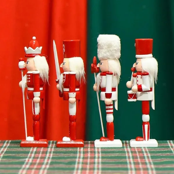 4pcs Nutcracker Figurines for Christmas