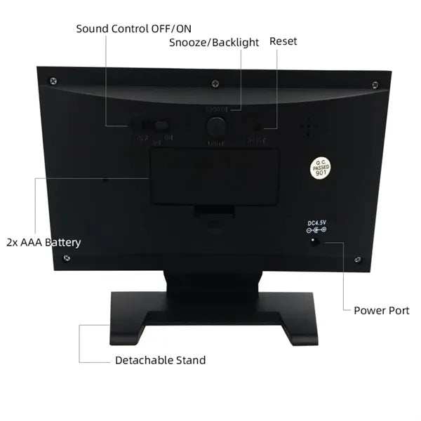 LED Weather Forecast Alarm Clock