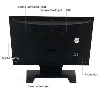 LED Weather Forecast Alarm Clock