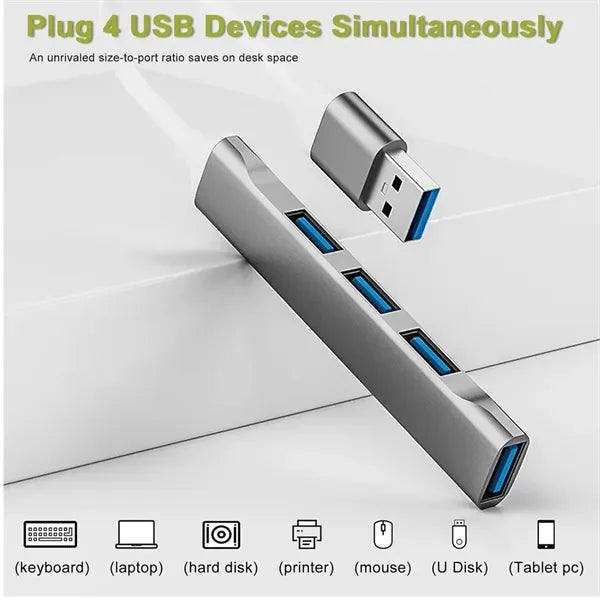 4 in 1 USB Port Hub Splitter
