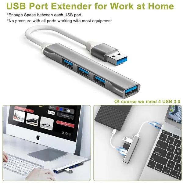 4 in 1 USB Port Hub Splitter