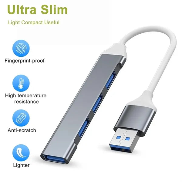 4 in 1 USB Port Hub Splitter