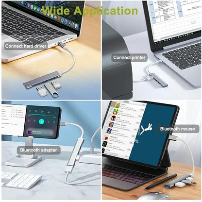 4 in 1 USB Port Hub Splitter
