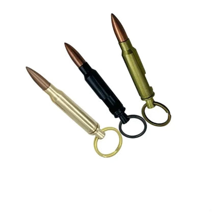 Metal Bullet Bottle Opener Keychain