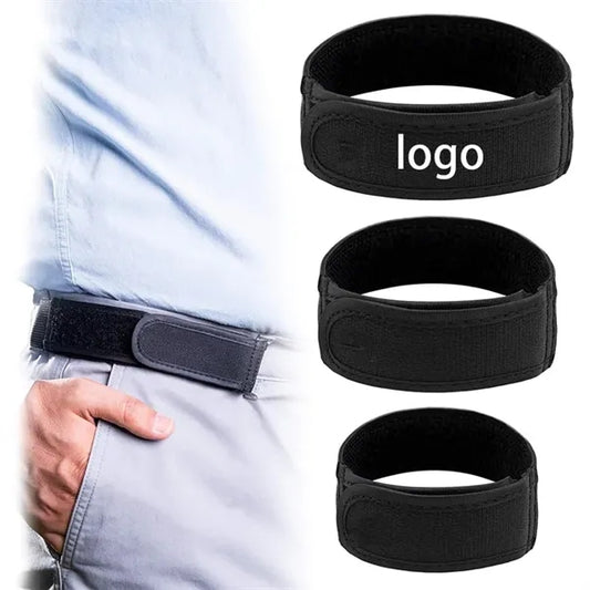 Nylon Elastic Waist Belt with Hook and Loop Fastener