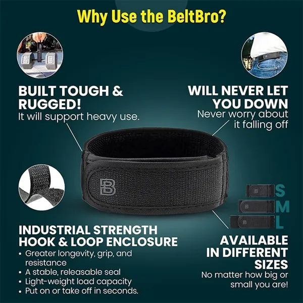 Nylon Elastic Waist Belt with Hook and Loop Fastener