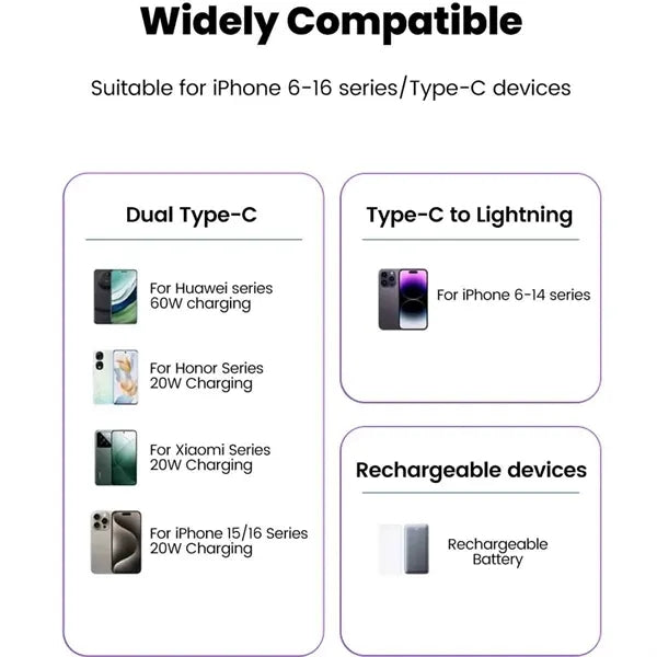 Portable Keychain Cable for Power Bank