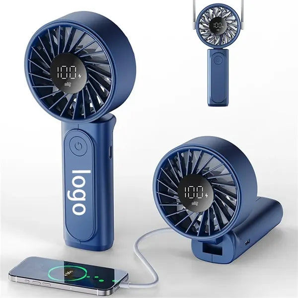 ABS PC Rechargeable Long Battery Life Handheld Mini Fan