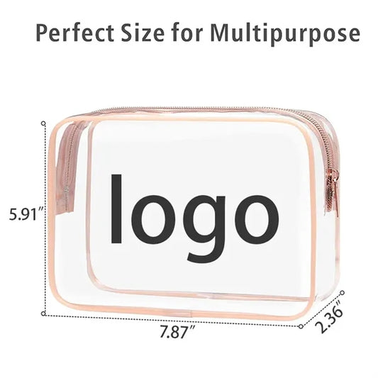 PVC Portable Premium 3D Transparent Makeup Organizer Bag