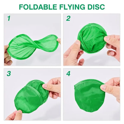 Compact Flying Disc Multi-Function Handheld Fan