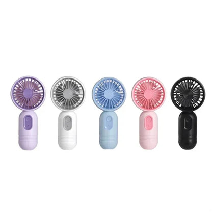 ABS Mini Portable Handheld Fan 5 1/5" x 2 1/2"