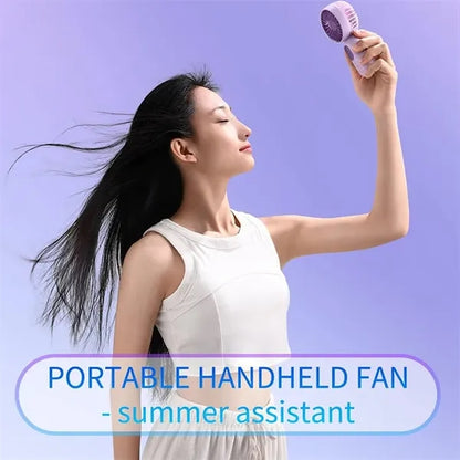 ABS Mini Portable Handheld Fan 5 1/5" x 2 1/2"