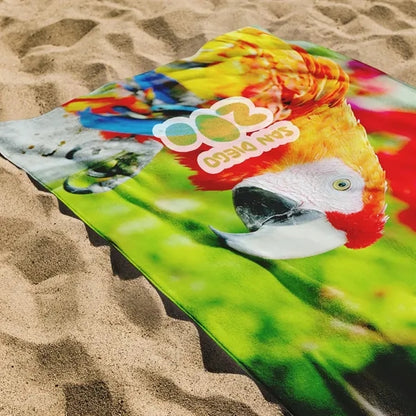 Dye Sublimated Large Beach Towel